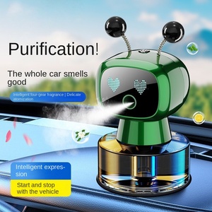 <span class=keywords><strong>Robot</strong></span> Dispensador de Fragancia para Automóvil con IA, Ambientador Inteligente para Vehículo, Accesorio Decorativo de Plástico - Product Image 3