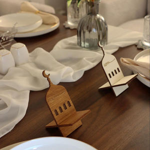 Support de <span class=keywords><strong>Table</strong></span> pour Snacks Pafu <span class=keywords><strong>A</strong></span>ïd Moubarak Ramadan, Présentoir en Acrylique pour Rupture Rapide du Jeûne et Dattes, Cadeaux, Porte-Aliments - Product Image 2