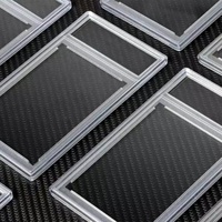 Boîtes de protection transparentes et durables en plastique pour cartes de sport et de jeu gradées, vente en gros personnalisée