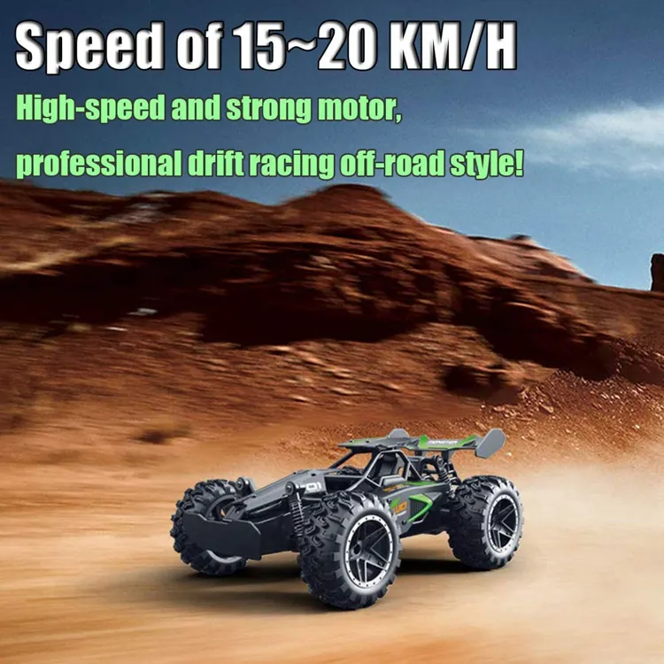 ホット販売1/18スケール2.4Ghzリモートコントロールカー電気玩具15-20Km/h子供用高速RCレーシングカー