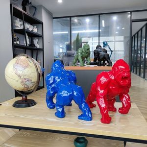 Nhựa Trong Nhà Trang Trí Tượng Nghệ Thuật Đường Phố Vua <span class=keywords><strong>Kong</strong></span> Nhựa Lớn Nhựa Gorilla Tượng - Product Image 5
