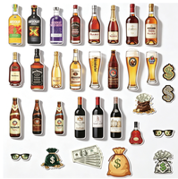 Accessoires de photomaton personnalisés en PVC, panneau en mousse haute densité de 5 mm, impression UV recto-verso, logo personnalisé, MOQ 20 pièces, accessoires de photomaton pour fête