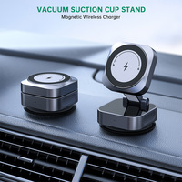 Nouveau support de charge magnétique sans fil universel portable 15W à ventouse pour voiture, charge rapide