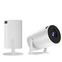 Proyektor Portabel HY300 LED 4K 94-Inci 200 Lumens HIFI Stereo WiFi Dual-Band Proyeksi Layar Nirkabel untuk Bisnis dan Pendidikan