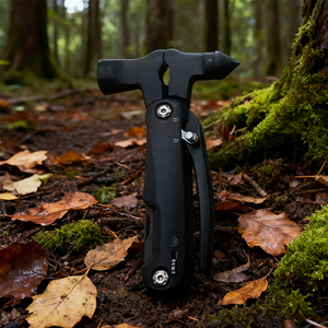 طقم أدوات النجاة من الفولاذ المقاوم للصدأ، مطرقة متعددة الوظائف 12 في 1 مع قفل ذاتي - Product Image 6