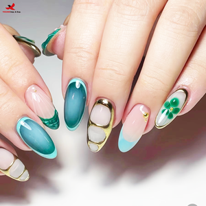 Uñas Postizas de Diamante ABS con Diseño Francés, Fáciles de Aplicar, Diseño Transfronterizo, Descuento por Compra Mixta - Product Image 1