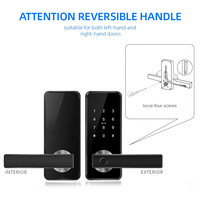 Serrure de porte intelligente électrique numérique Wifi avec application, télécommande, Liliwise TThotel Locks