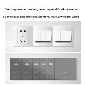 Interruptor Inteligente para Botón Zigbee Mesh, Compatible con Control por Voz Xiao Ai, Control por Sonido, Versión Zero Fire, Flexible, Doble - Product Image 3