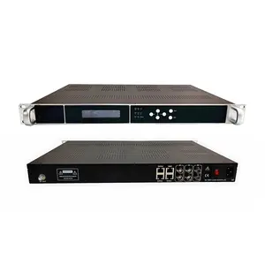 IP ASI เป็น DVB-T DVB-C ATSC ISDB-T 8- Carrier RF Modulator สําหรับสัญญาณทีวีออกอากาศ