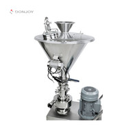DONJOY usine CE 3A en acier inoxydable 316L sanitaire pompe de mélange de poudre liquide de qualité alimentaire avec trémie pour une utilisation simple et facile