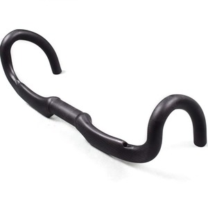Barres de chute de guidon de vélo de route Black Carbon 318 pour barres de descente de vélo - Product Image 2