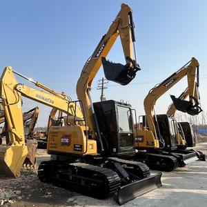 Excavatrice sur chenilles SANY SY75C d'origine, 7,5 tonnes, avec grande benne hydraulique, d'occasion, à vendre - Product Image 3