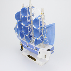 Sailing Boat Cake Topper Handmade Birthday Decoration Ocean Theme Children's Party Accessory - Product Image 4
