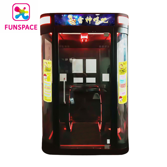 Mini KTV Booth Game Machine Commercial Coin Operated Singing Room Karaoke Booth for Mall Center