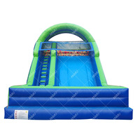 Toboggan aquatique gonflable personnalisable à thème océanique, toboggan gonflable sec pour enfants