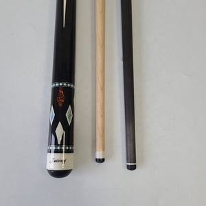 Queues de billard radiales Jassinry, longueur 142 cm, pointe de 12 mm, en bois d'érable avec 2 queues (fût en <span class=keywords><strong>carbone</strong></span> + bois), queues de billard - Product Image 3