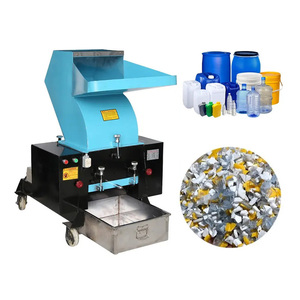 Pe Pvc Huisdierafval Plastic Recycling Crusher Machine Prijzen Plastic Shredder Machine Industriële Plastic Verpletterende