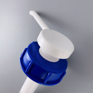 Pompe distributrice <span class=keywords><strong>de</strong></span> <span class=keywords><strong>sirop</strong></span> <span class=keywords><strong>de</strong></span> <span class=keywords><strong>miel</strong></span> à longue buse, 52/400, 53/400, 30ml, fermeture bleue personnalisée, café PP <span class=keywords><strong>de</strong></span> qualité alimentaire - Product Image 5