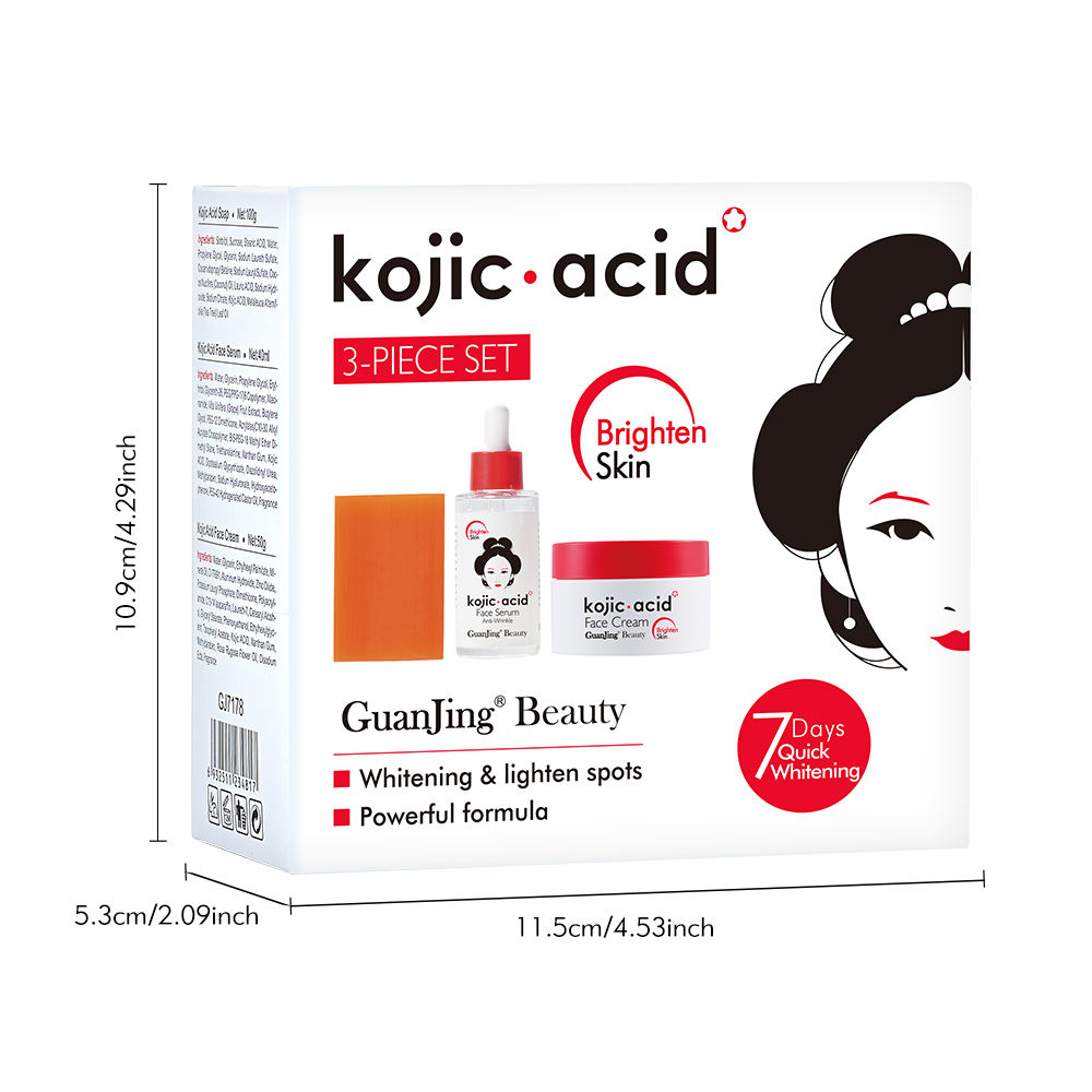 3cs Kojic Ensemble de soins de la peau