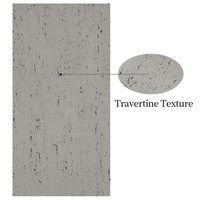 Panneau flexible en marbre travertin, pierre architecturale, panneau perforé en béton, texture de marbre décorative, carrelage mural souple pour la maison