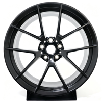 Jantes en alliage d'aluminium 6061-T6 forgées sur mesure, 18, 19, 20 pouces, noir brillant, design 763M CS, pour BMW M2 M3 M4, jantes de voiture