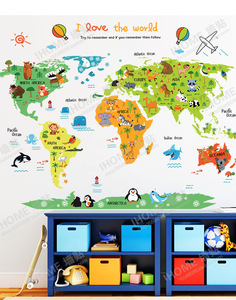 Adesivo da parete 2024 per la <span class=keywords><strong>mappa</strong></span> <span class=keywords><strong>del</strong></span> <span class=keywords><strong>mondo</strong></span> per la decorazione di <span class=keywords><strong>adesivi</strong></span> da parete per bambini con carta da parati per decorare le pareti decalcomania - Product Image 5