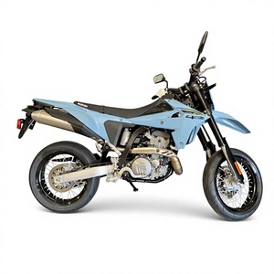 Moto tout-terrain bleue 450cc monocylindre quatre soupapes DOHC, moto de course sur route, autres moteurs, support OEM ODM OBM, vitesse maximale >80 km/h - Product Image 2