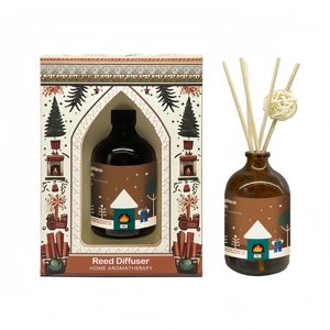 Verre sans flamme de Noël 100ml pour diffuseur de roseau pour chambre à coucher Rafraîchissement de l'<span class=keywords><strong>air</strong></span> Parfum longue durée <span class=keywords><strong>Liquide</strong></span> d'huile essentielle - Product Image 6