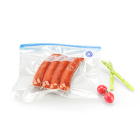 Sacs de conservation sous vide à texture gaufrée, hermétiques, avec fermeture éclair, pour la conservation des aliments, qualité congélation