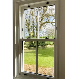 Cửa sổ treo đôi uPVC hiện đại với cửa sổ kính low-e Đôi Treo Cửa Sổ Vinyl màu đen với màn hình - Product Image 2