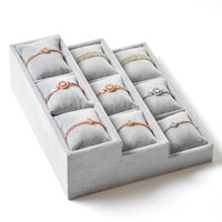 Plateau de rangement et de présentation pour montres et bijoux Qimei JH616, en stock usine