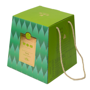 <strong>Personalised</strong> Cookie Folding Gift Box Gold Foil Food Luxury <strong>Chocolate</strong> Packaging Green Craft Paper Gift Box With Handle