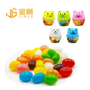 26 g crispy geely beans gummies jelly beans candies / soft candy jelly with bear box packing