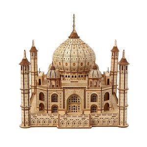 Puzzle 3D in Legno Personalizzato: Modello Architettonico del Castello del Mondo da Assemblare per Decorazione Garage e Scrivania - Product Image 1