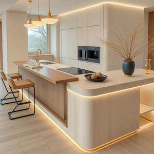 Luxury Solid <b>Wood</b> Customizable Multi-Functional Modern Wardrobe Island Table & <b>TV</b> <b>Cabinet</b> for Kitchen with Space Maximization - Product Image 1