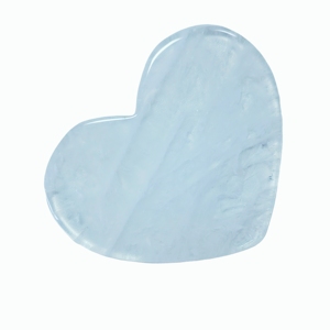 Tabla de gua sha de cuarzo transparente en forma de corazón, herramienta de belleza, herramienta gua sha - Product Image 4