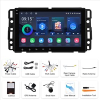 Autoradio multimédia avec écran tactile de 8 pouces compatible avec Chevrolet GMC, CarPlay sans fil intégré, navigation GPS, image de recul