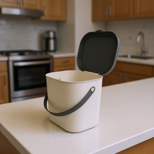 ถังขยะ Rotho รุ่น Albula ขนาด 10 ลิตร พร้อมฝาปิดและหูหิ้ว สำหรับใช้ในครัว - Product Image 3