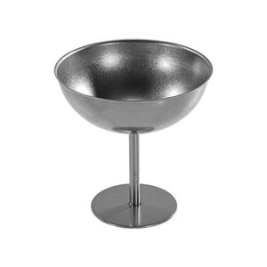Stainless Steel <b>Dessert</b> Bowl With Stem Ice Cream Cup For Party And Banquet Use Solid Color Design - Product Image 3