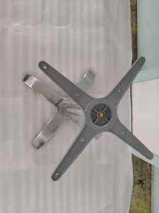 בסיס שולחן אבקת אלומיניום מודרני מצופה בסיס למסעדה בית קפה תעשייתי חיצוני בציר שולחן ביסטרו ברזל יצוק - Product Image 4