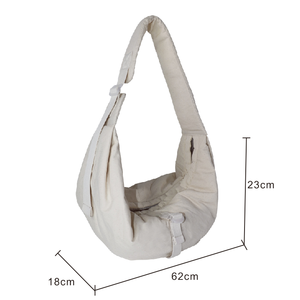 SENDA Convenient 5kg Nylon Solid Zipper <b>Pet</b> Carrier Crossbody <b>Bag</b> for Small Dogs & Cats-Versatile Casual Style - Product Image 5