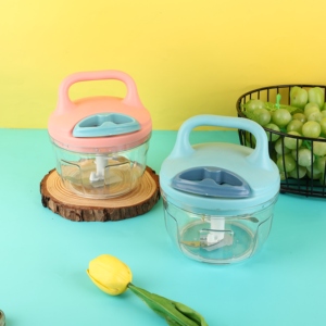 Kitchen Kitchen Hand Held Manual Garlic <b>Chopper</b> <b>Onion</b> Crusher <b>Machine</b> Fruit Vegetable Mincer Masher - Product Image 2
