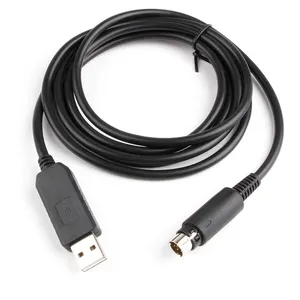 高兼容WIN 10 FTDI FT232RL USB 2.0公到迷你DIN 8针串行适配器日期线电缆