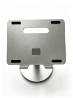 Support rotatif à 360° en aluminium pour ordinateur portable et tablette, compatible avec les ordinateurs portables et iPad jusqu'à 17 pouces, support de bureau antidérapant à double couche renforcée