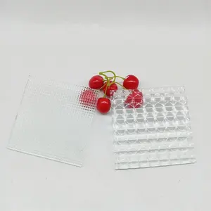 Manufacturers supply water pattern glass glass embossed tempered glass edging perforated glas