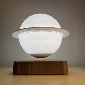 Luxury Creative Gift Magnetic Levitating Saturn Lamp Personalized Gift Floating Moon Lamp Creative Levitating Planet Lamp Series