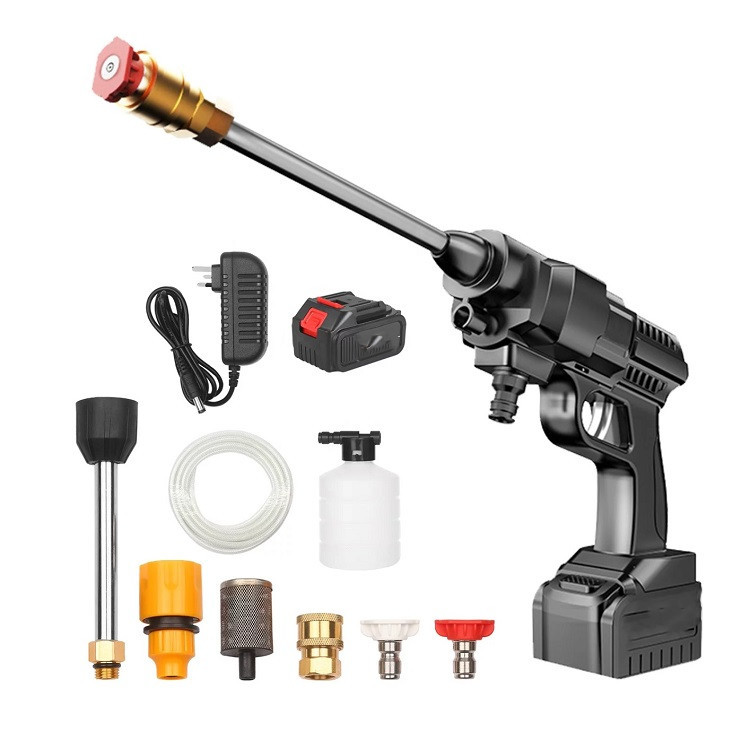 Standard portable cordless pressure washer gun Wireless car wash 24v