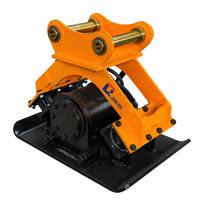 Compacteur vibrant hydraulique robuste compatible avec les excavatrices CAT, KOMATSU, VOLVO – Équipement de compactage de fondations