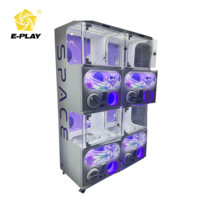 Máquina expendedora de juguetes cápsula Eplay, mini máquina expendedora de chicles, enchufe universal, máquina Gachapon de autoservicio, caja sorpresa operada con monedas