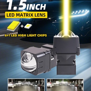 Sanvi M5-1 Mini 1.5inch Matrix Module Led Focos Led Auto Bifocus <b>Light</b> Hi Lo Beam 34w 52w 6000k <b>Projector</b> Lens Bulbs for Car - Product Image 4